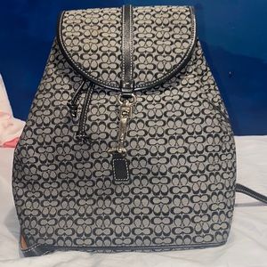 COACH MINI LEATHER BACKPACK